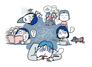 統合失調症の陰性症状をイラストでお伝えします。